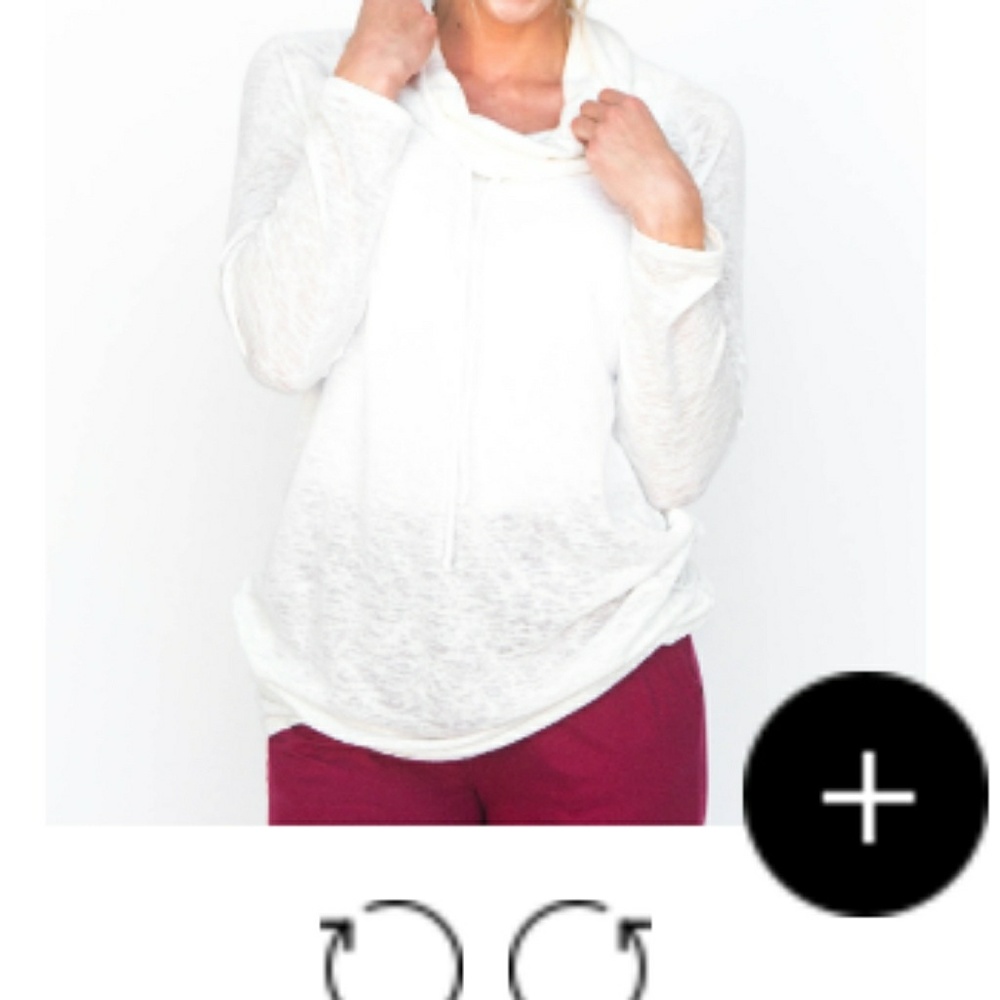 Cowl neck pullover